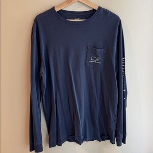 Vineyard Vines Navy Cotton Tee